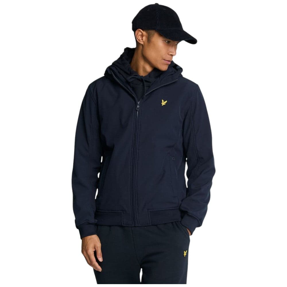 Lyle Scott giacca blu Fleece Back Softshell JK2110V - 6