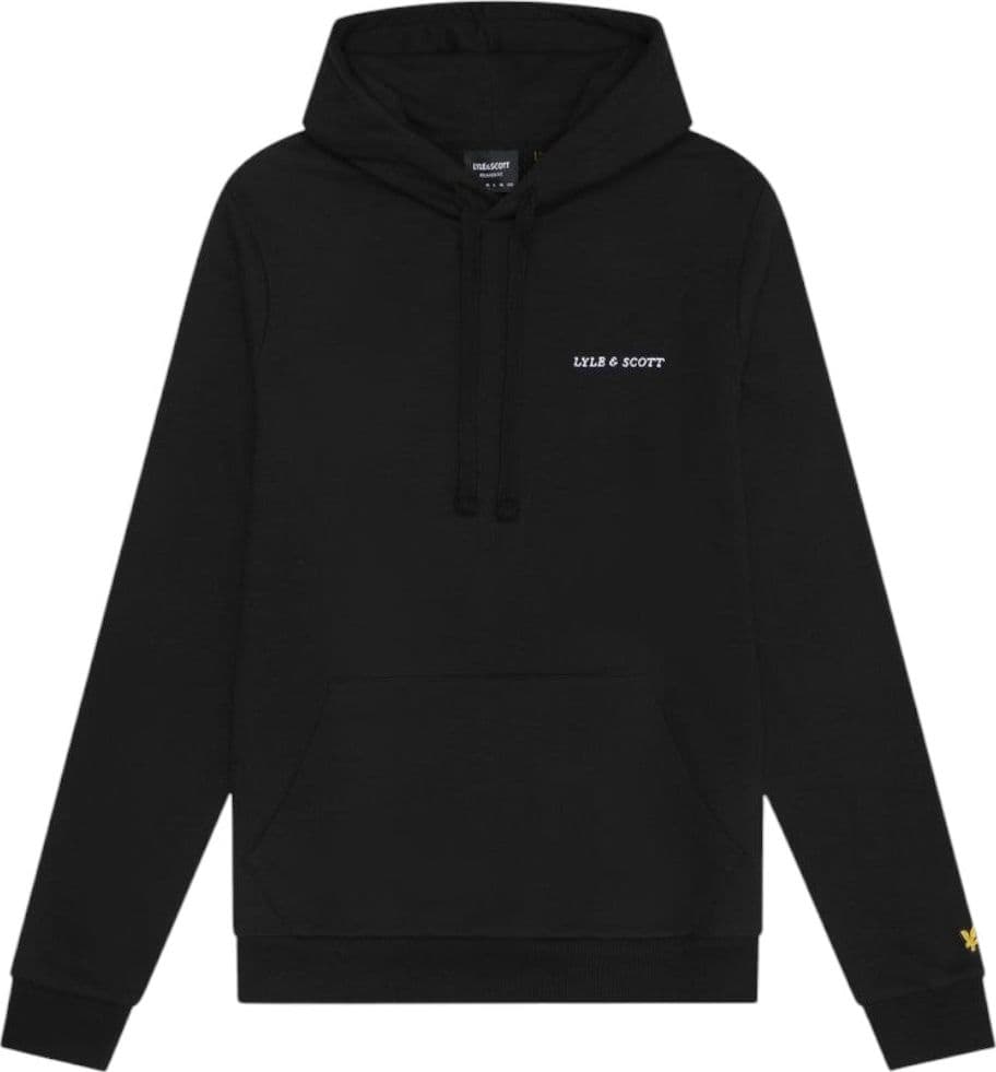 Lyle & Scott felpa cappuccio nera ML1904VI - 2