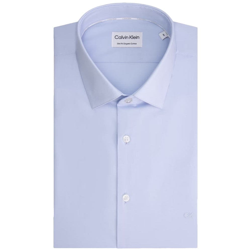 Calvin Klein camicia celeste slim fit K10K108229