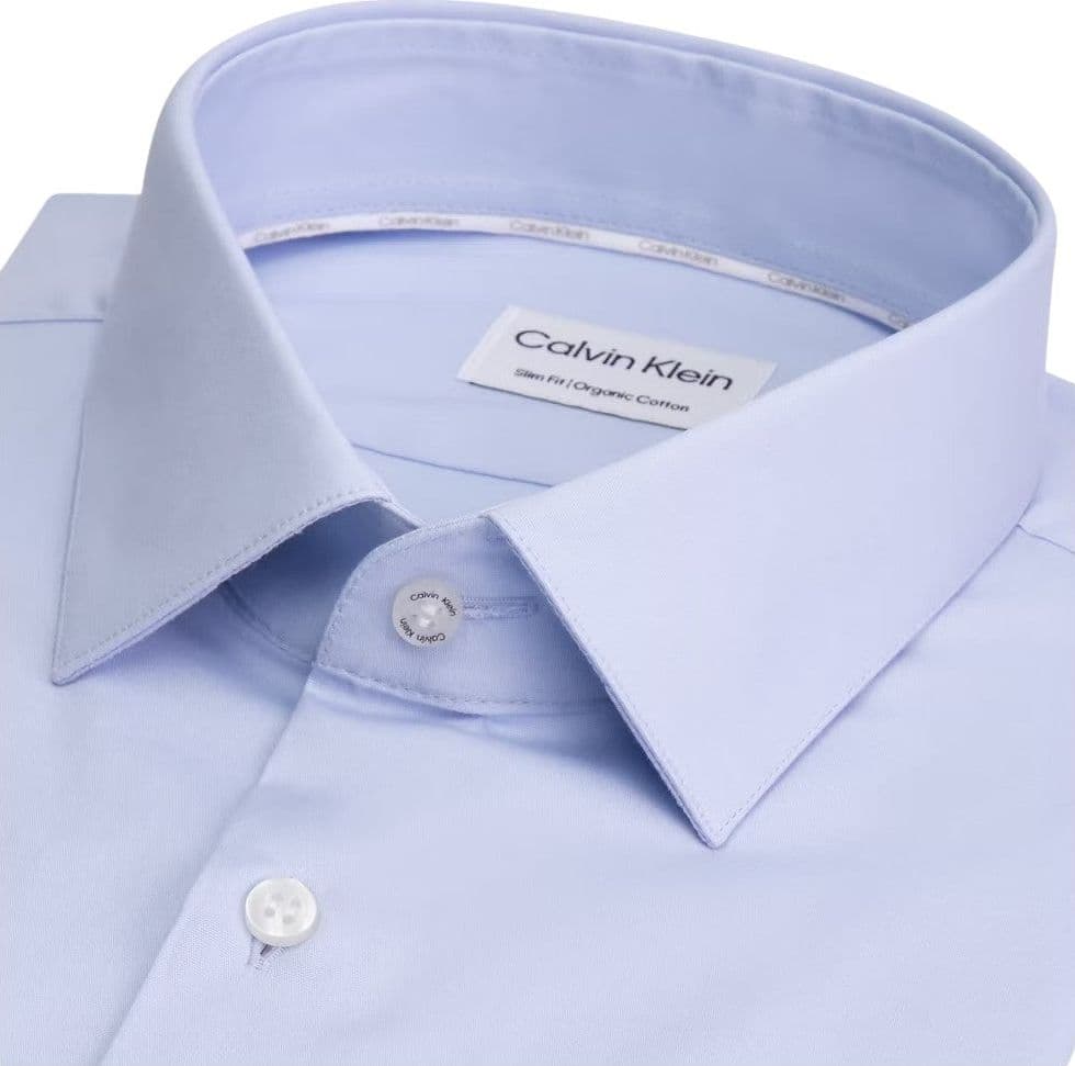 Calvin Klein camicia celeste slim fit K10K108229 - 2