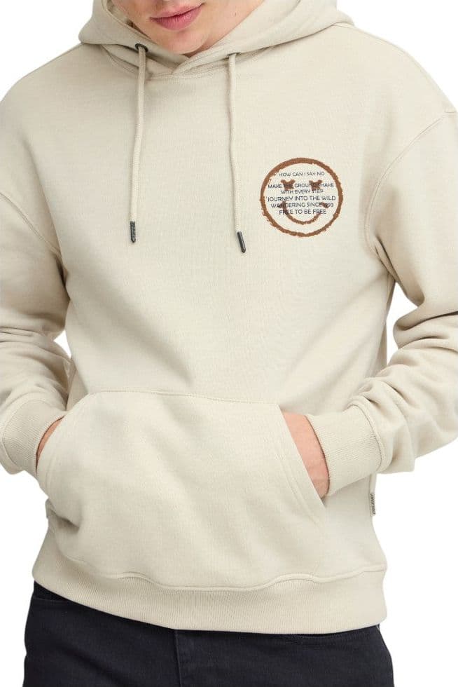 Blend felpa con cappuccio beige  20717188 - 3