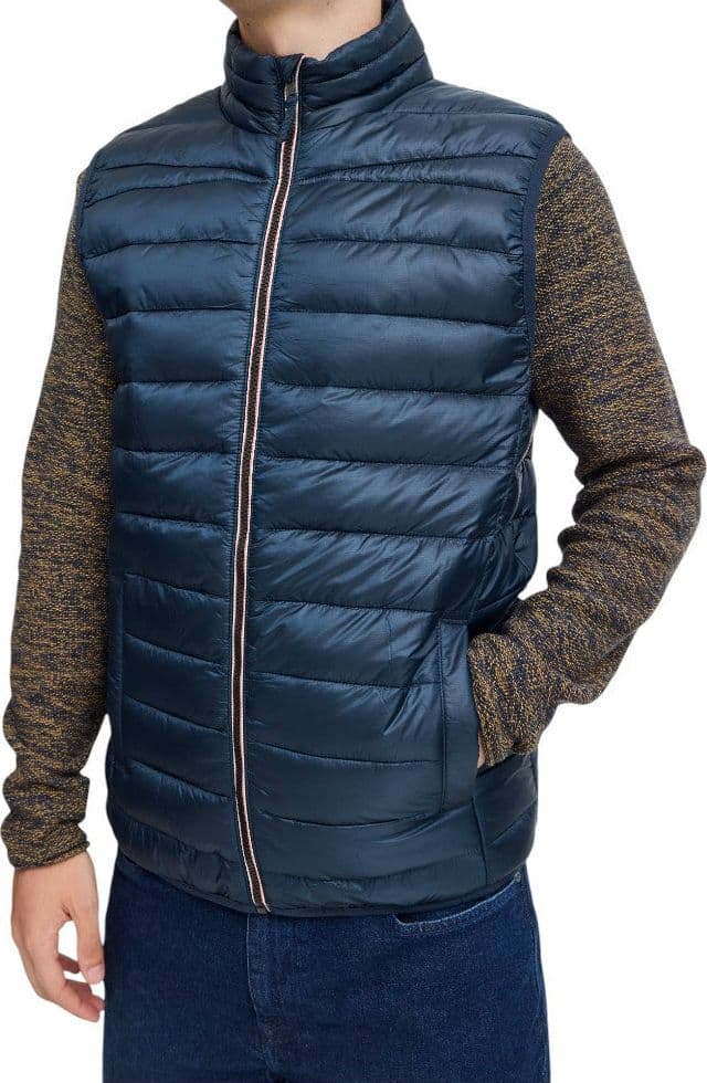 Blend gilet piumino smanicato blu 20717534 - 2
