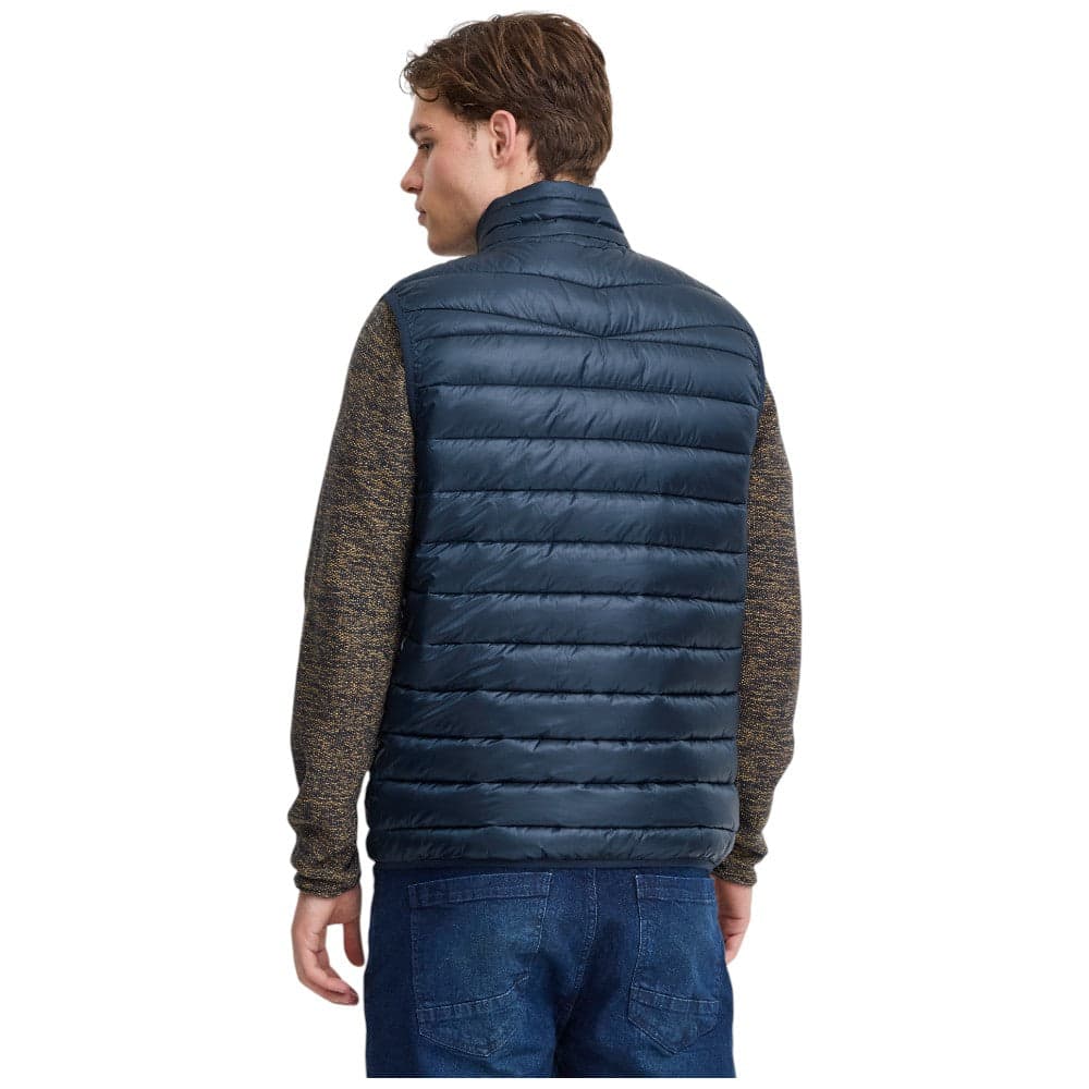 Blend gilet piumino smanicato blu 20717534 - 5