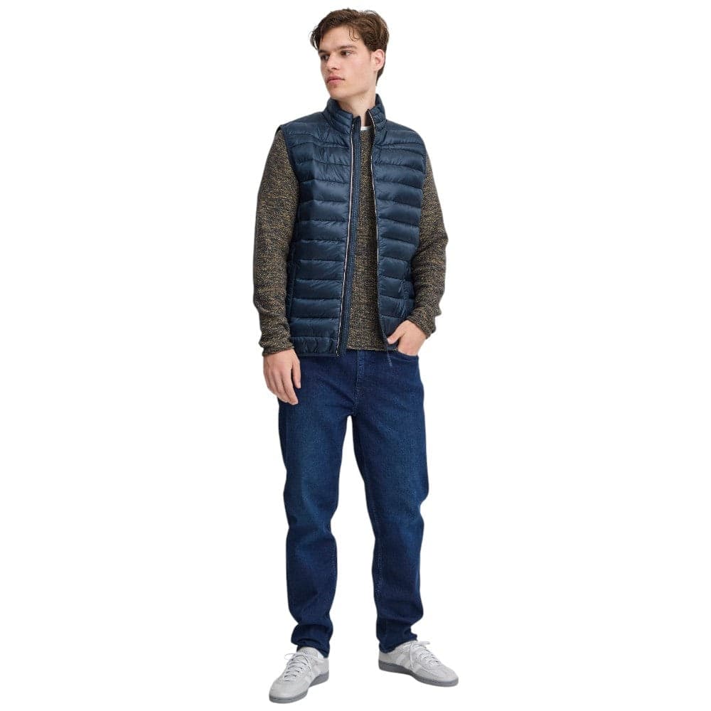 Blend gilet piumino smanicato blu 20717534 - 6