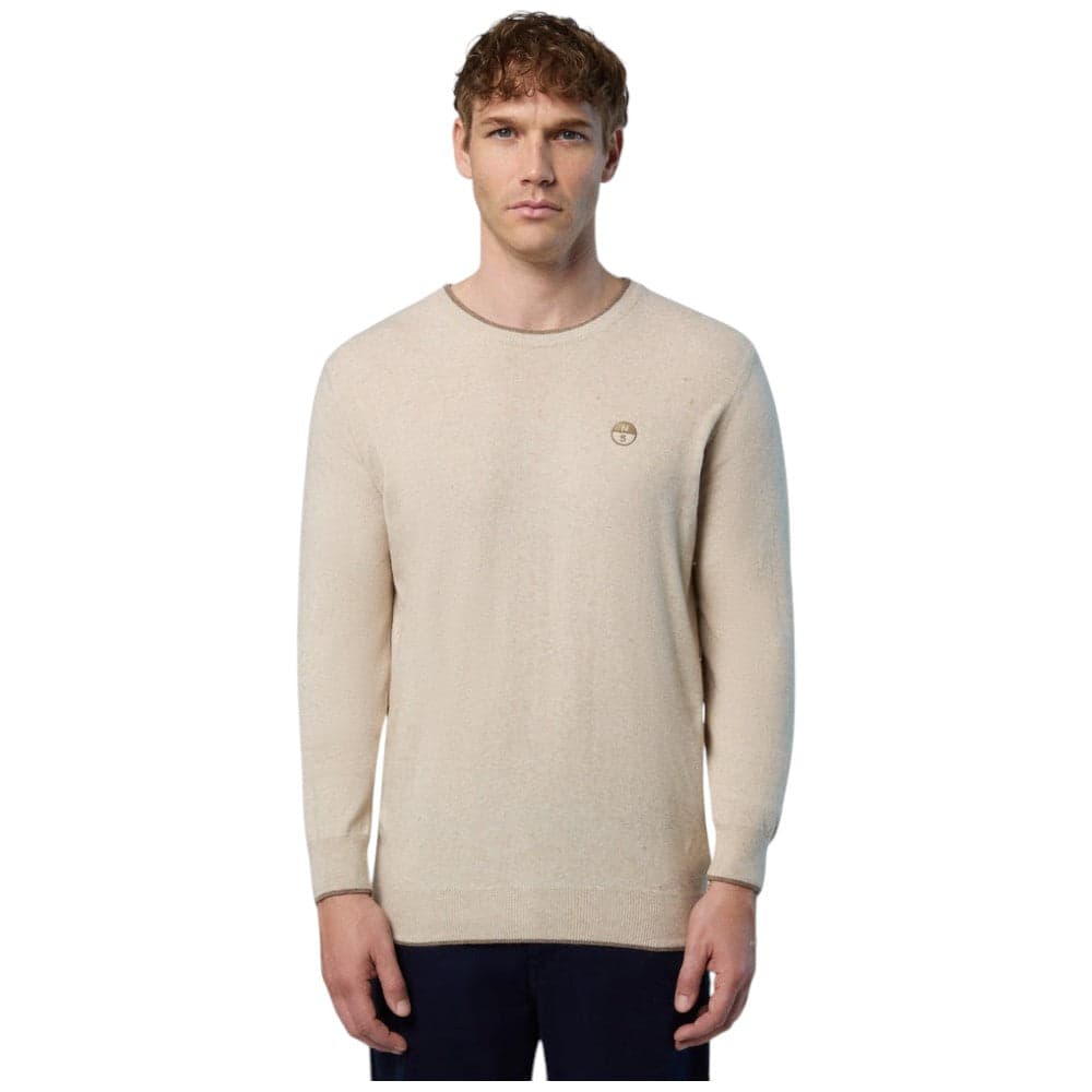 North Sails maglione pullover beige in misto cashmere 699775 - 7