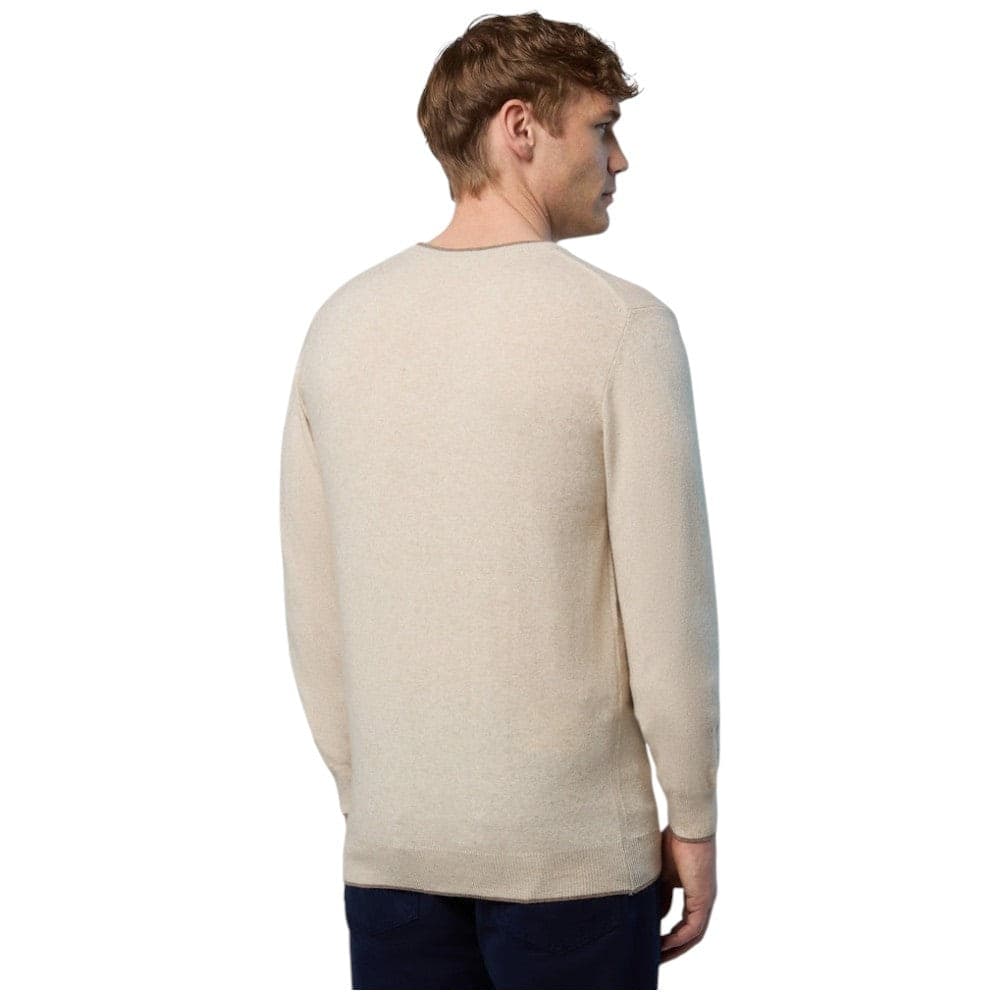 North Sails maglione pullover beige in misto cashmere 699775 - 4