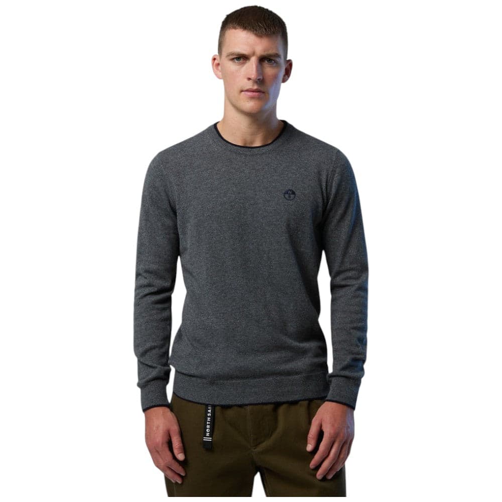 North Sails maglione pullover grigio in misto cashmere 699775 - 7