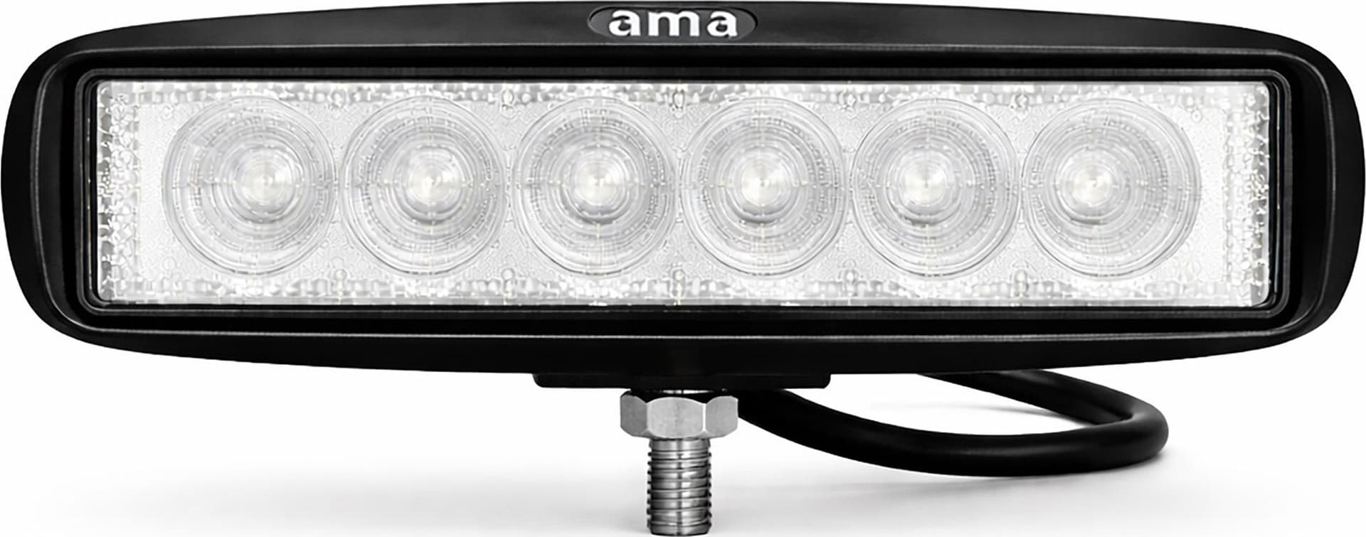 Faro da lavoro 6 LED a lungo raggio Spot 18W IP67 - 2