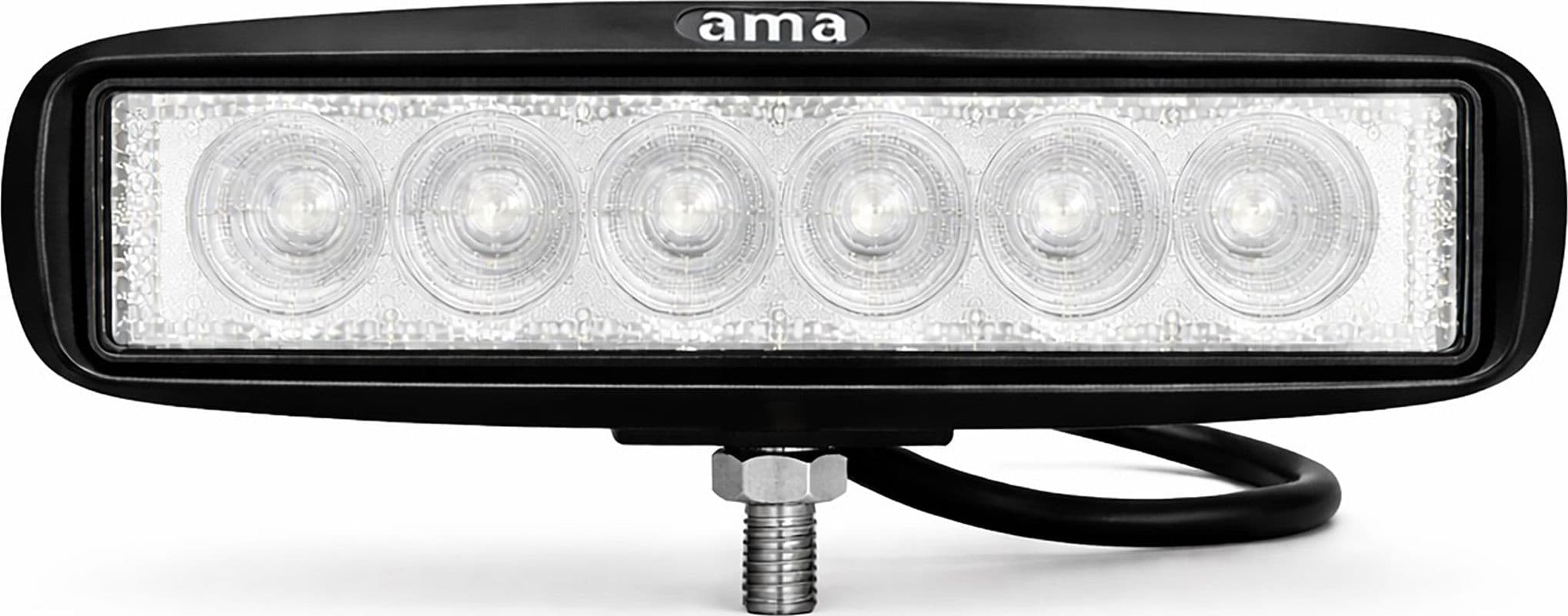 Faro da lavoro 6 LED a lungo raggio Spot 18W IP67 - 2