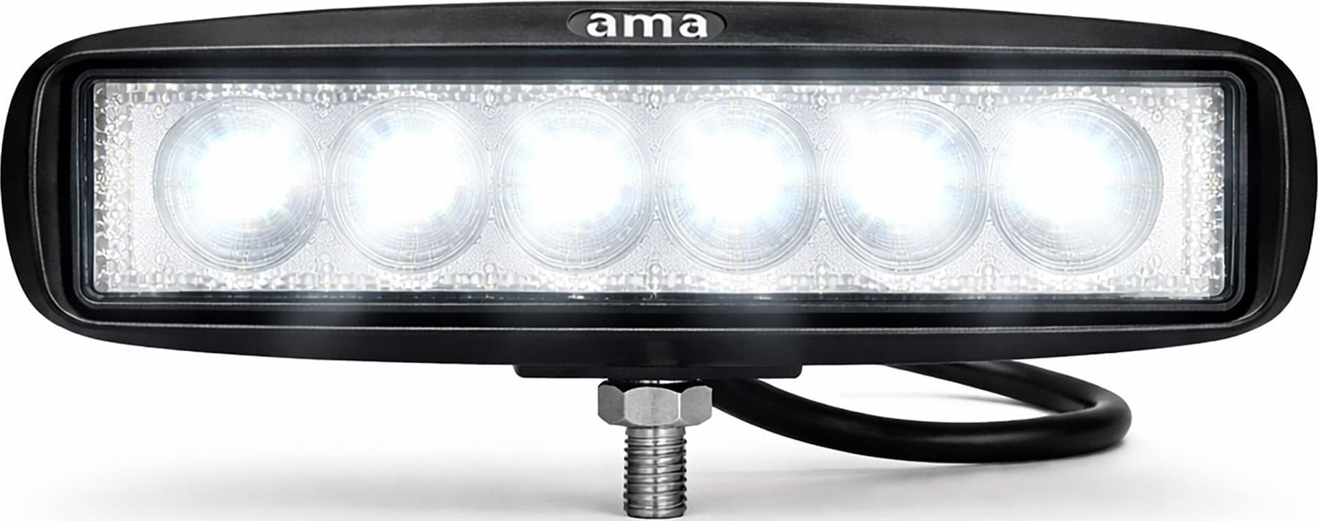 Faro da lavoro 6 LED a lungo raggio Spot 18W IP67 - 5
