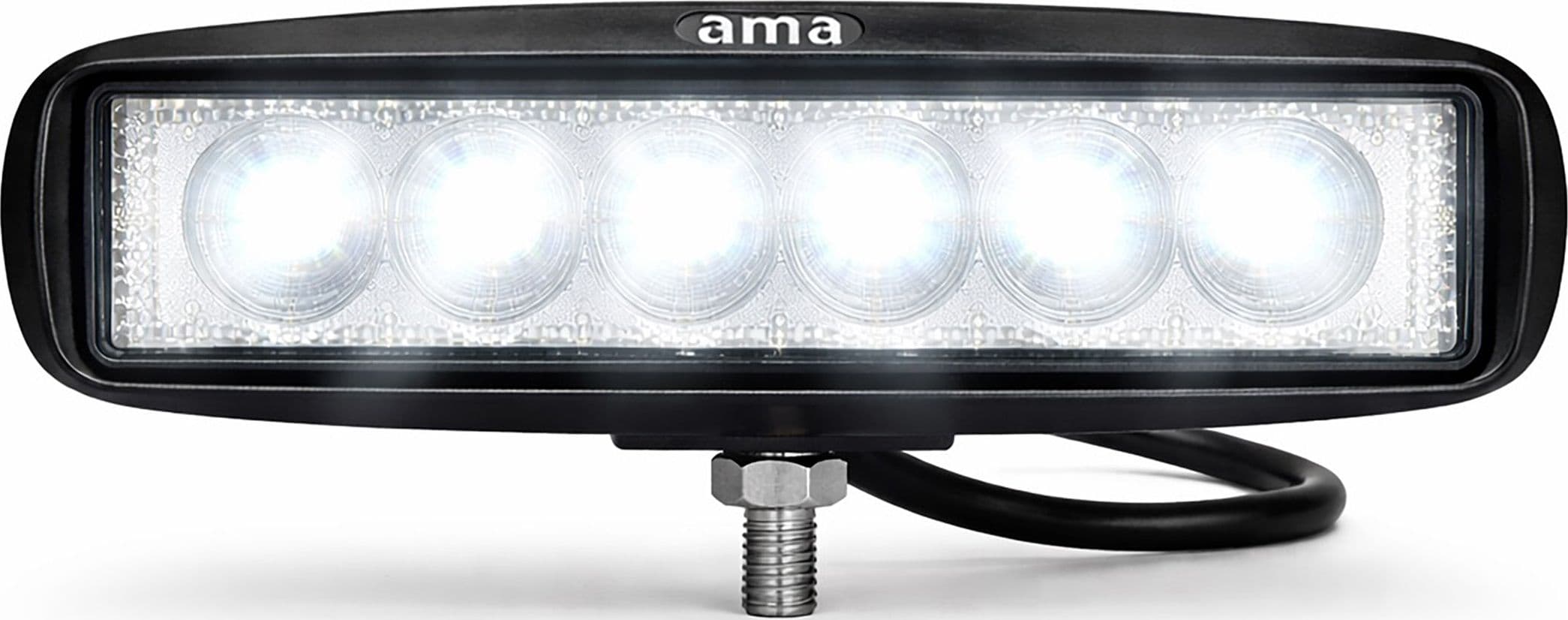Faro da lavoro 6 LED a lungo raggio Spot 18W IP67 - 5