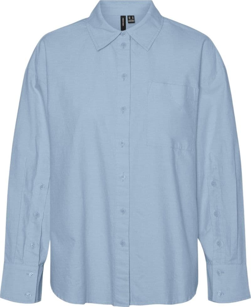 Vero Moda camicia oxford celeste Nellie 10321451