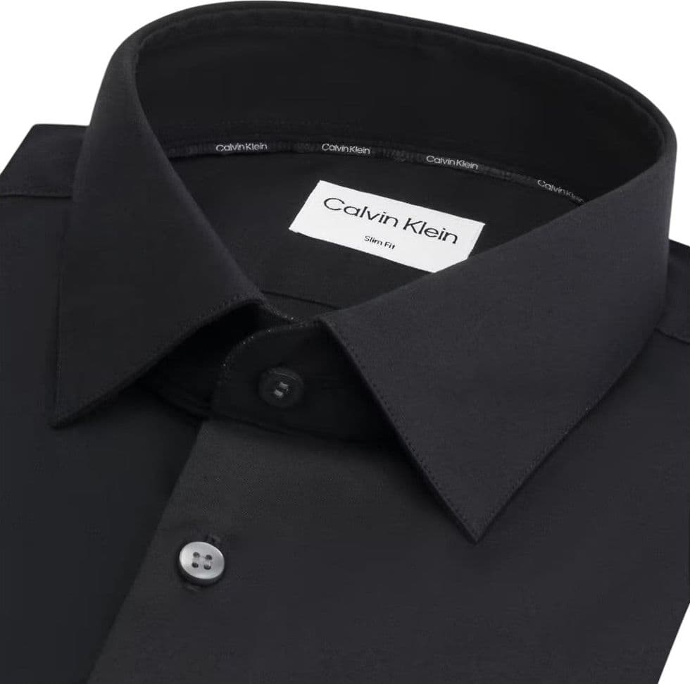 Calvin Klein camicia nera slim fit K10K108229 - 2