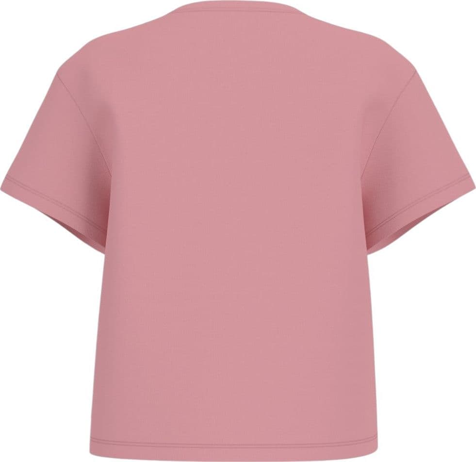 Guess Jeans t-shirt rosa boxy fit logo ricamato W5RI42 K8HM0 G682 - 2
