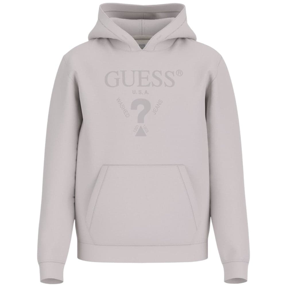 Guess felpa cappuccio grigio chiaro Beau M5RQ36 KCN01 G9B8 - 3