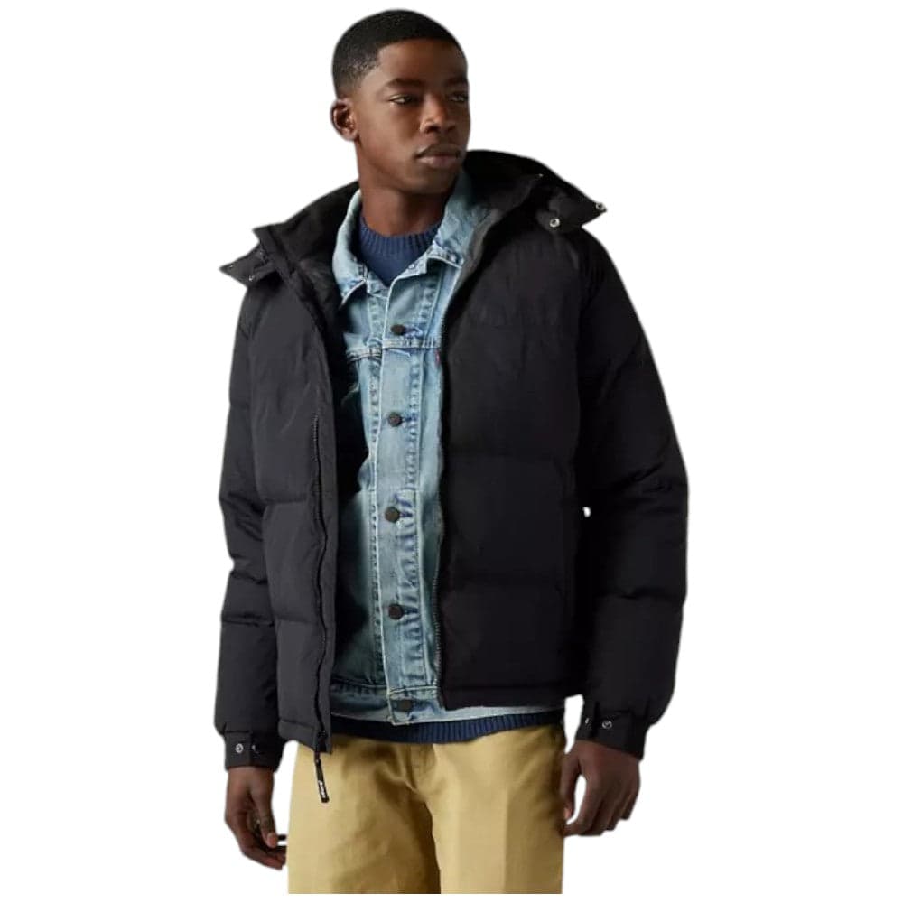 Levi's giacca piumino puffer nero A85570000 - 7