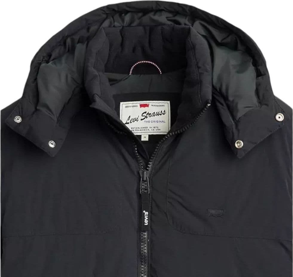 Levi's giacca piumino puffer nero A85570000 - 5