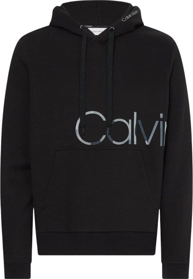 Calvin Klein felpa nera stampa camo