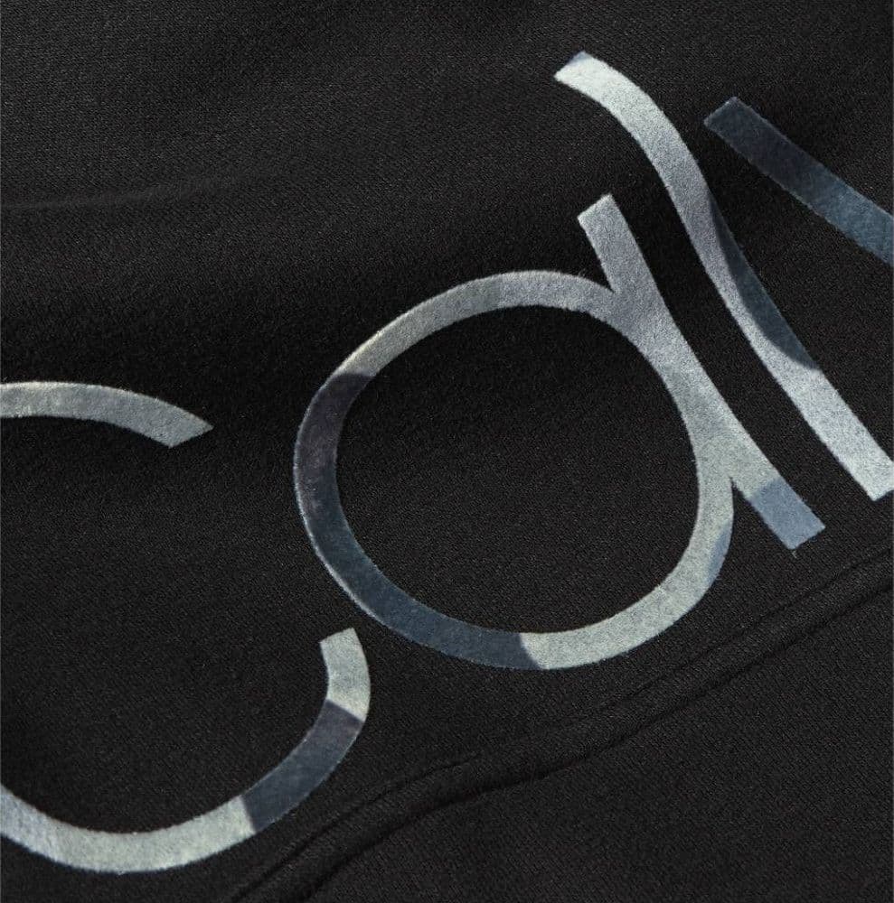 Calvin Klein felpa nera stampa camo - 4