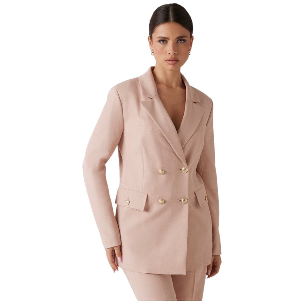 Guess giacca blazer rosa New Fiona W5RN49 WGX02 F6K9 - 1
