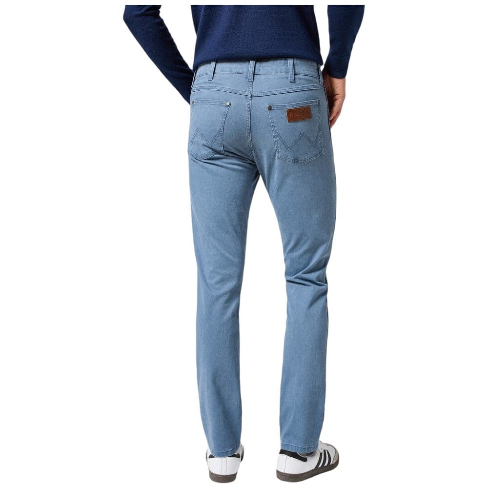 Wrangler pantaloni slim tapered avion Larston Grisaille 112356818 - 2
