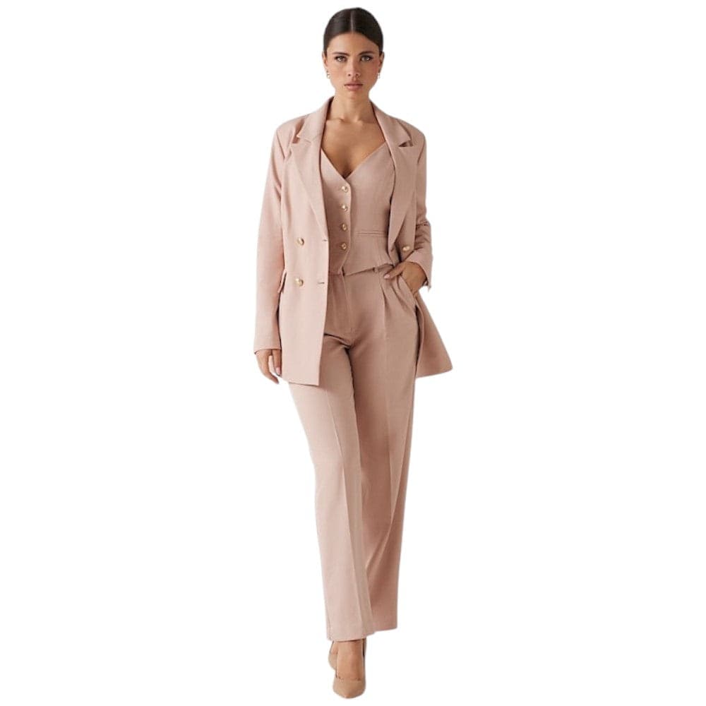 Guess pantalone wide leg rosa New Doris W5RB73 WGX02 F6K9 - 2