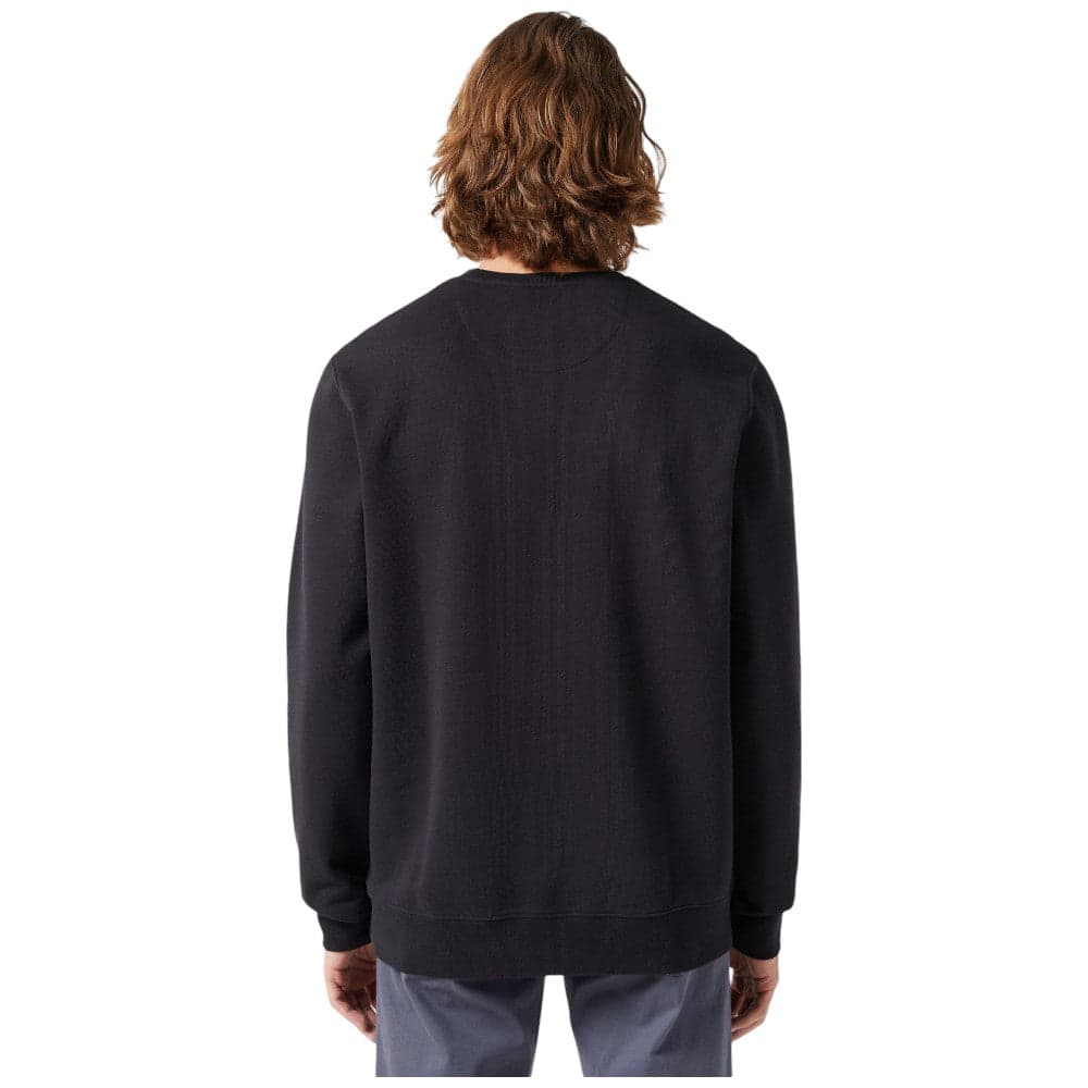 Wrangler felpa nera logo piccolo 112350535 - 5