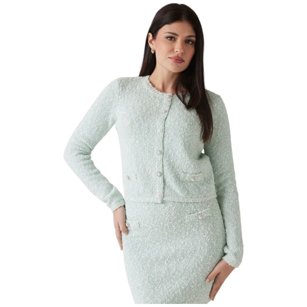 Guess cardigan verde chiaro Dorothy W5RR20 Z3L21 FN7P - 6