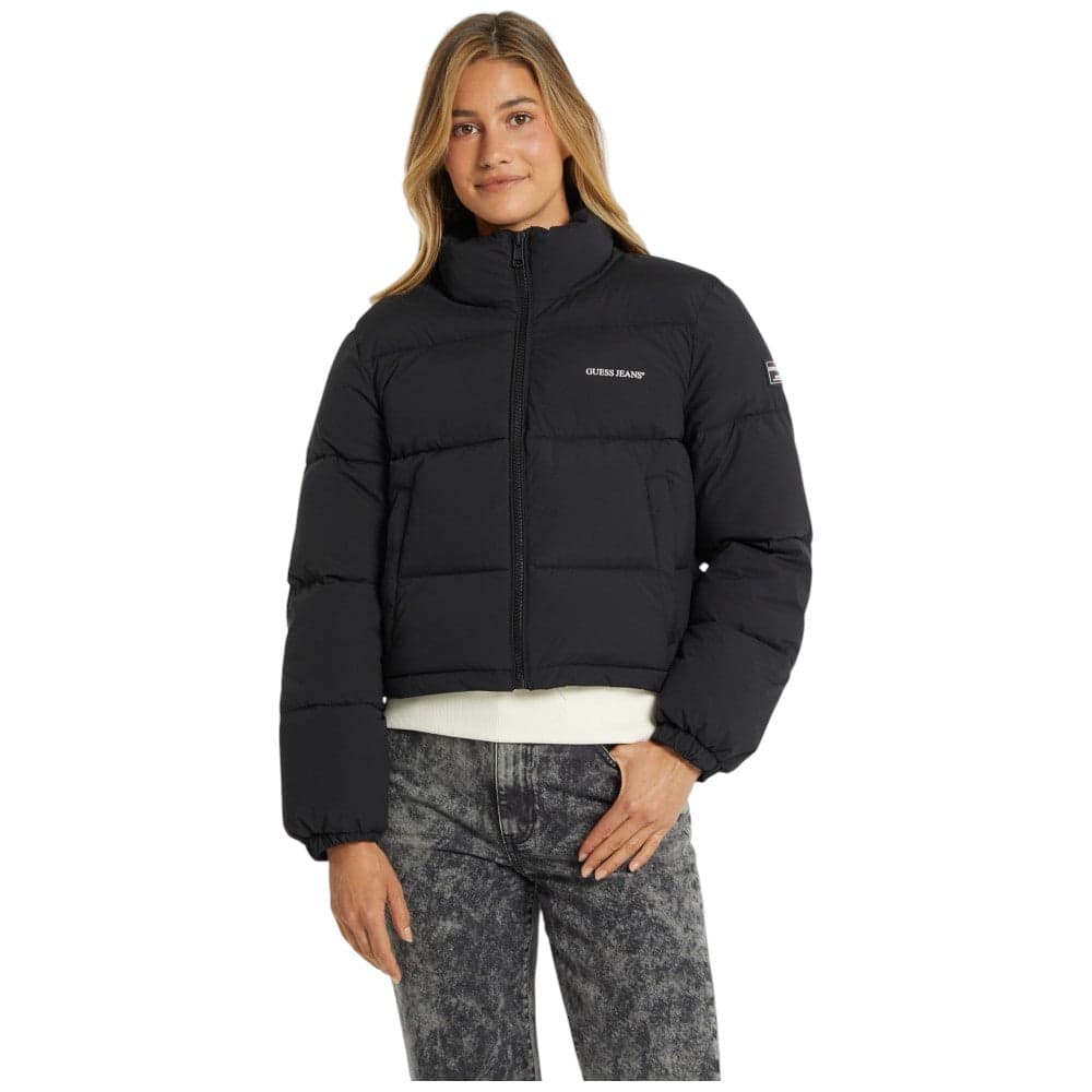 Guess Jeans piumino puffer cropped nero W4BL20 WGII2 JBLK - 5