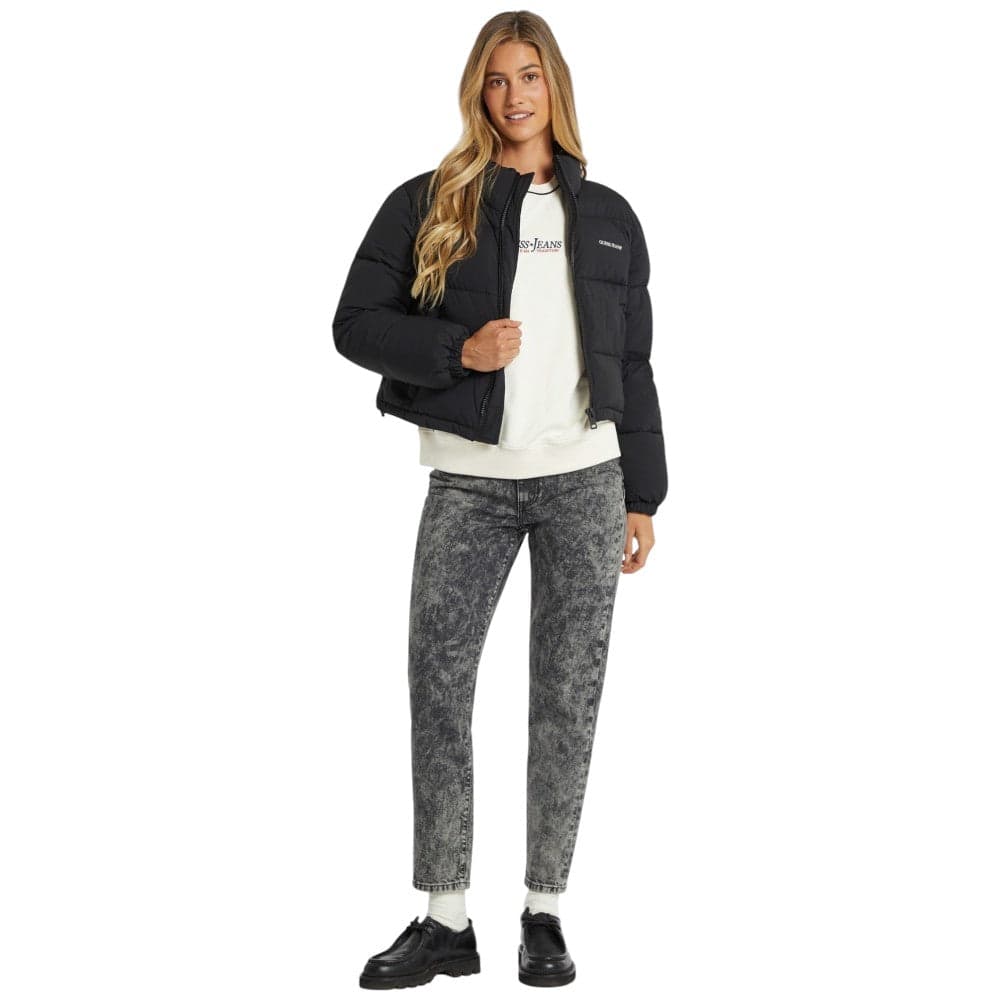 Guess Jeans piumino puffer cropped nero W4BL20 WGII2 JBLK - 2