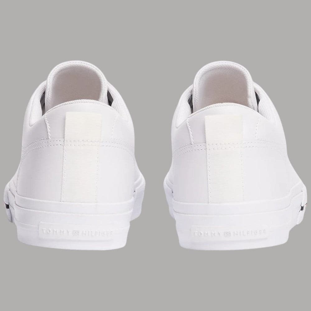 Tommy Hilfiger sneakers in pelle con suola vulcanizzata e dettaglio iconico - 6