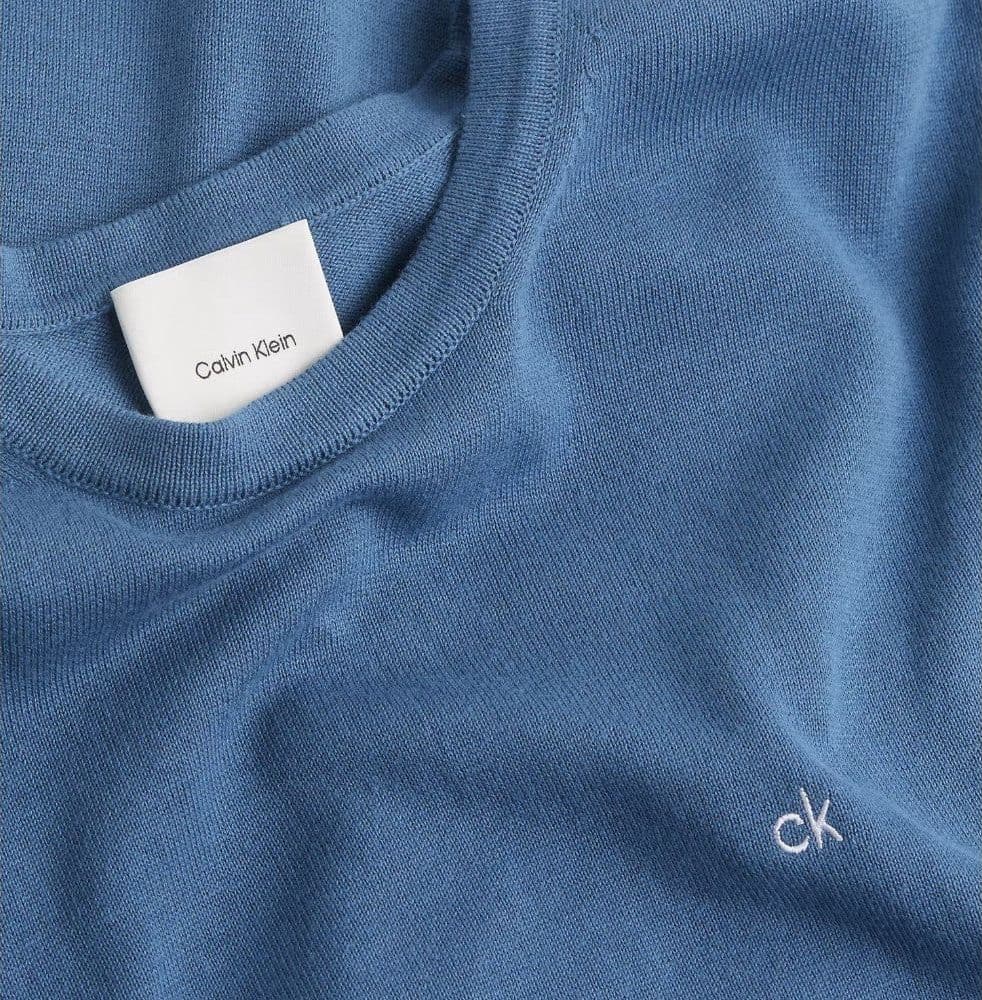 Calvin Klien maglioncino bluette K10K113549CHA - 2
