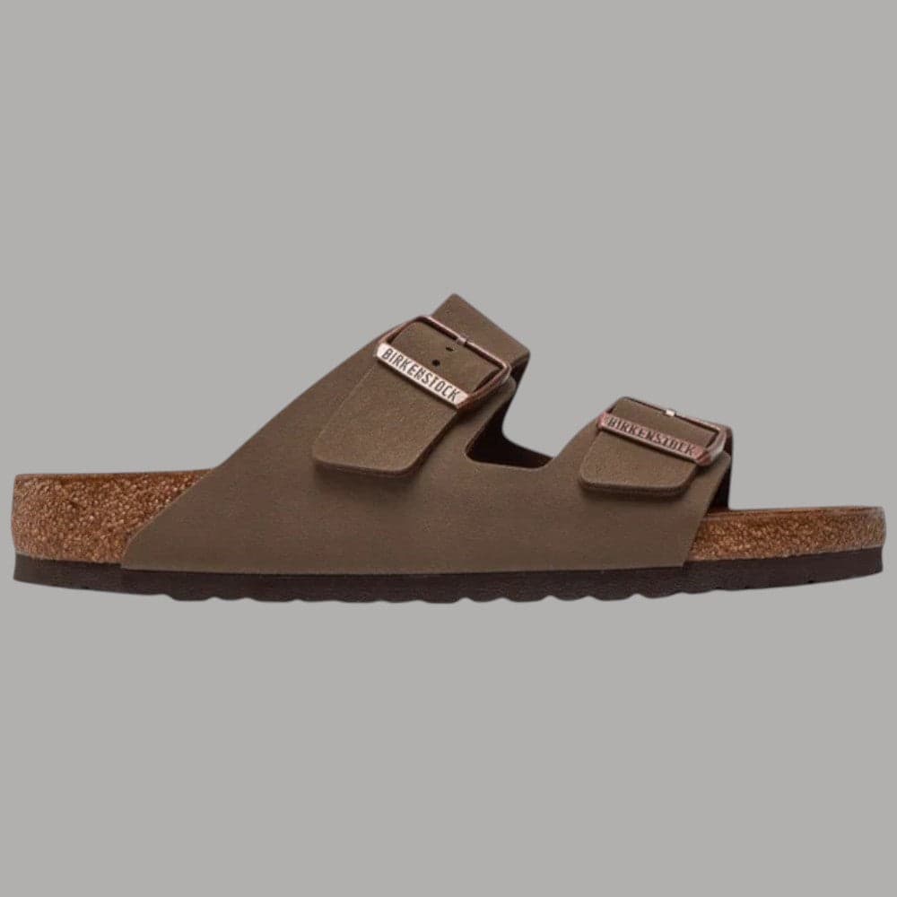 Birkenstock Ciabatte Arizona Narrow Fit Birko-Flor Nubuck Plantare Sughero - 6