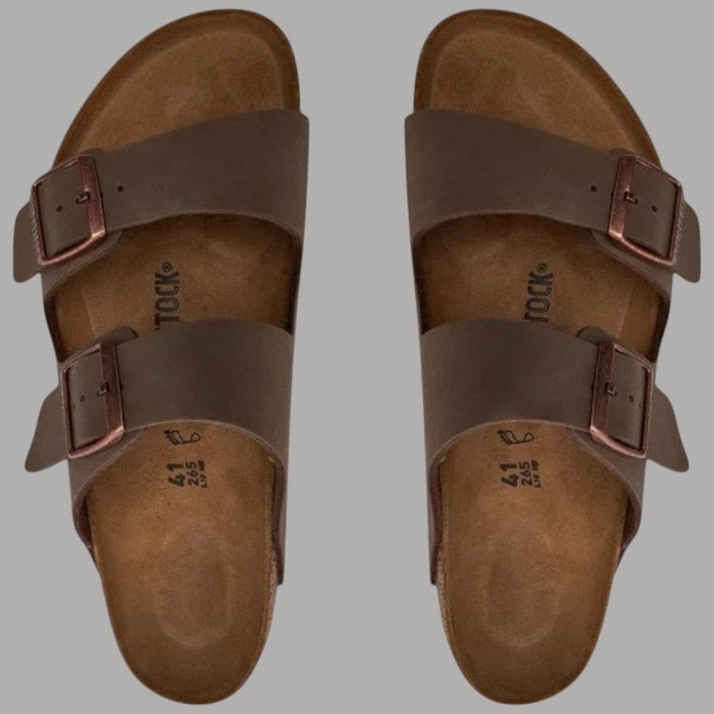 Birkenstock Ciabatte Arizona Narrow Fit Birko-Flor Nubuck Plantare Sughero - 4