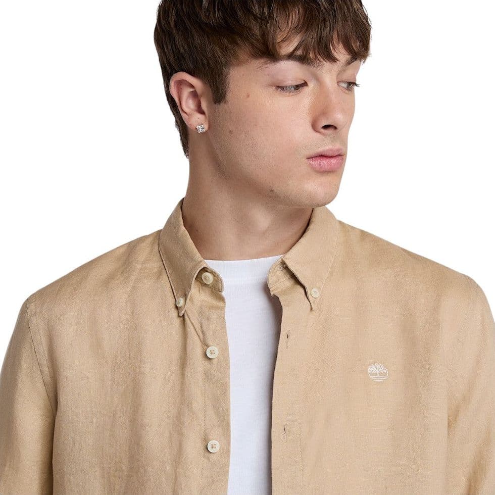 Timberland camicia di lino safari Mill Brook TB0A2DC3Y94 - 2