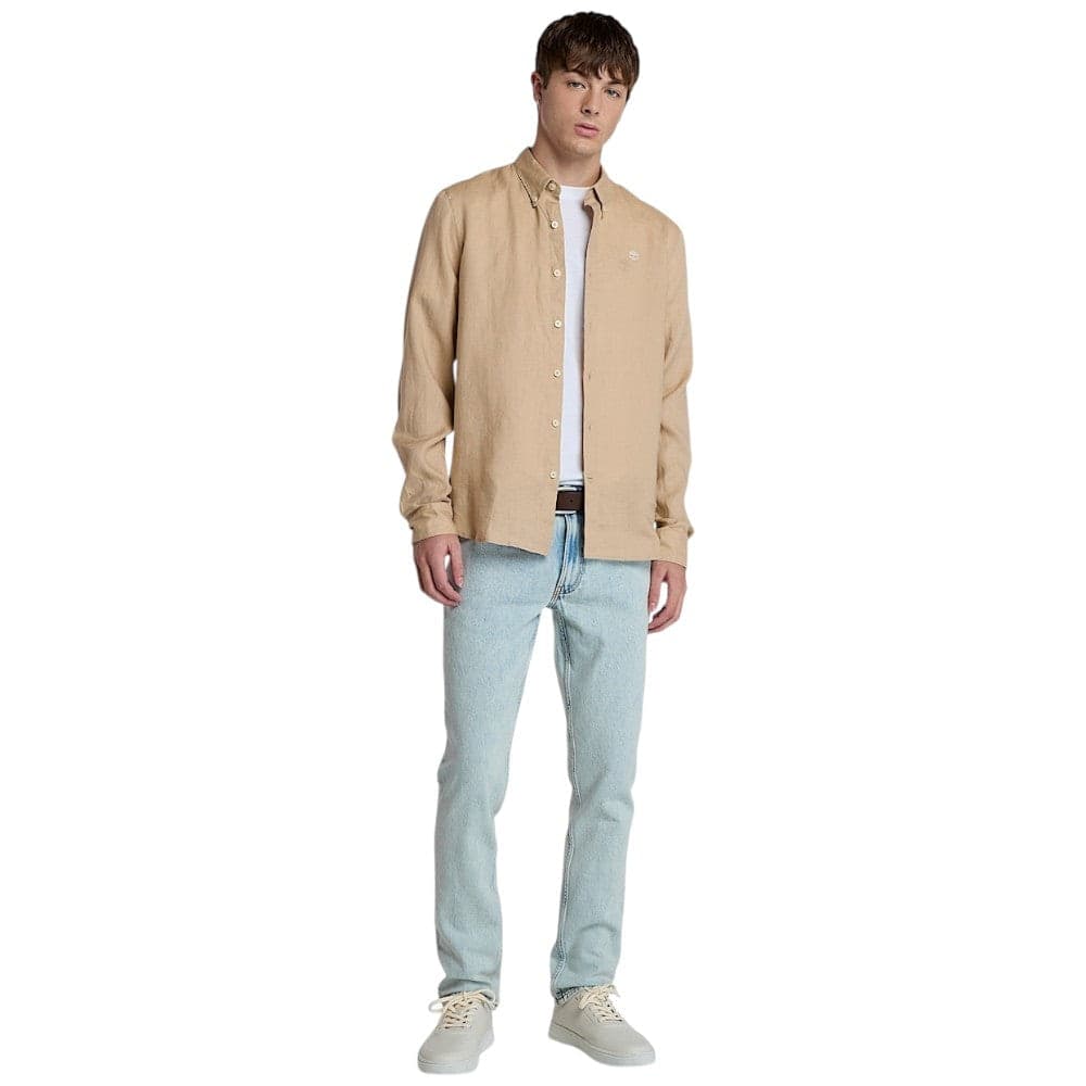 Timberland camicia di lino safari Mill Brook TB0A2DC3Y94 - 3