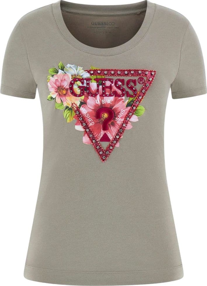 Guess t-shirt sage leaf logo triangolo W5GI10 J1314 G8CJ - 5