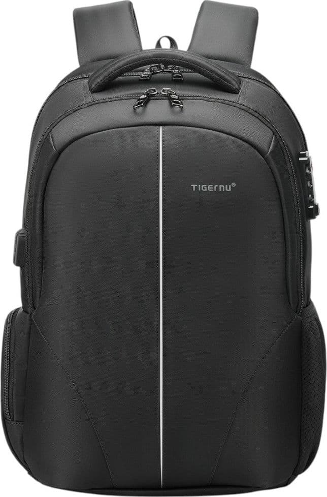 Tigernu Zaino da Viaggio Impermeabile TSA USB per Laptop 15.6'' 22L Nero - 14