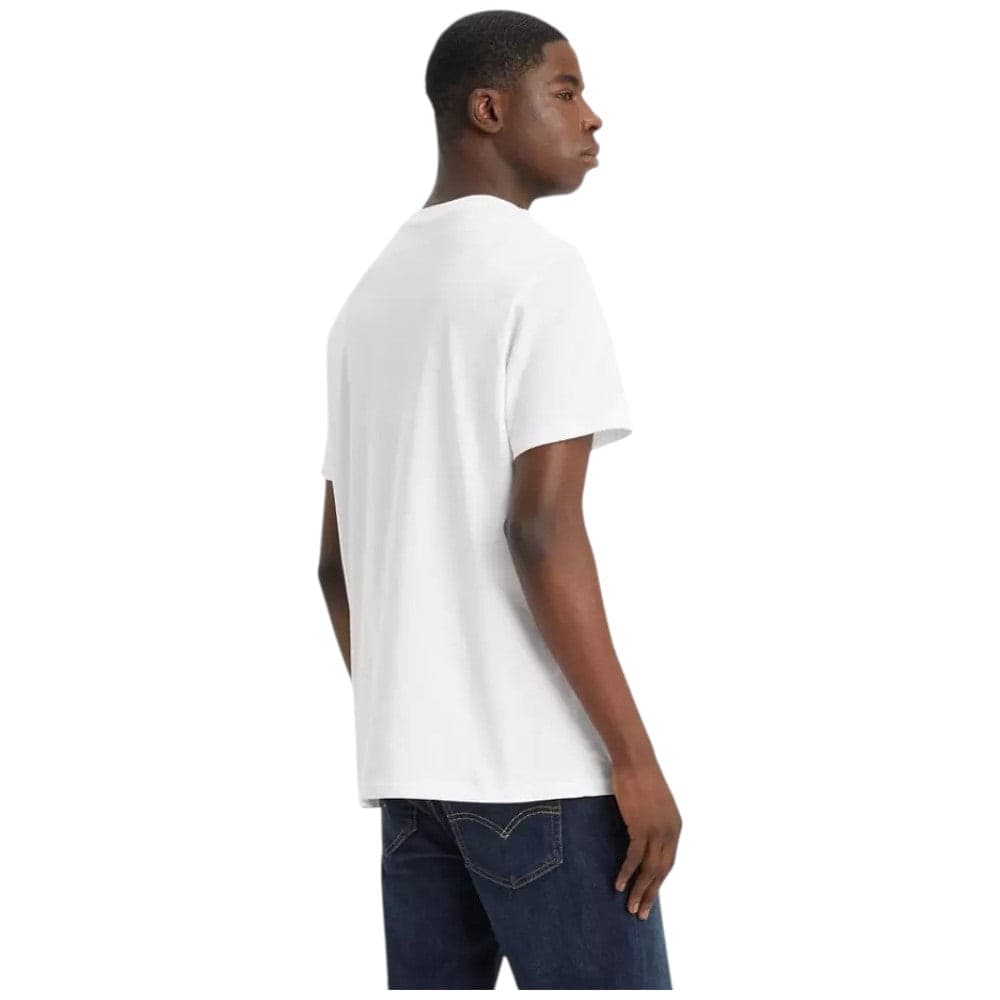 Levi's t-shirt bianca logo grande camo 224890163 - 3