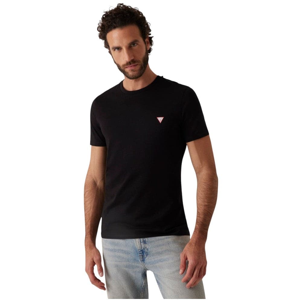 Guess t-shirt nera logo piccolo M2YI36 I3Z14 JBLK - 2