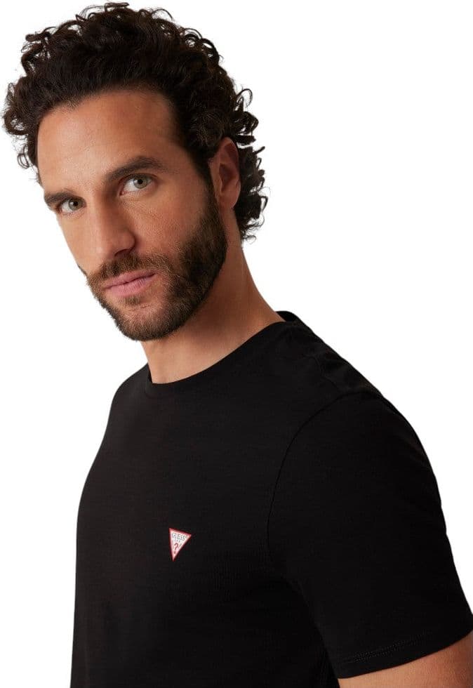 Guess t-shirt nera logo piccolo M2YI36 I3Z14 JBLK - 3