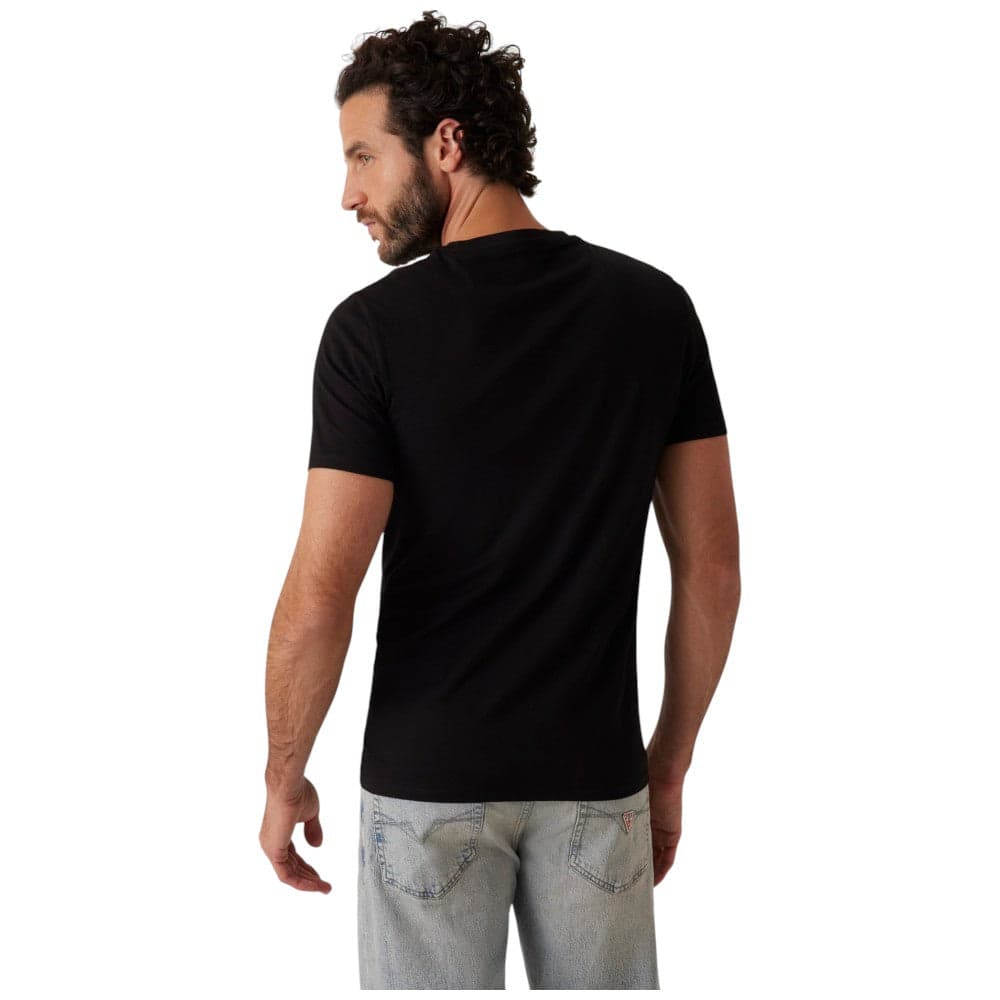 Guess t-shirt nera logo piccolo M2YI36 I3Z14 JBLK - 4