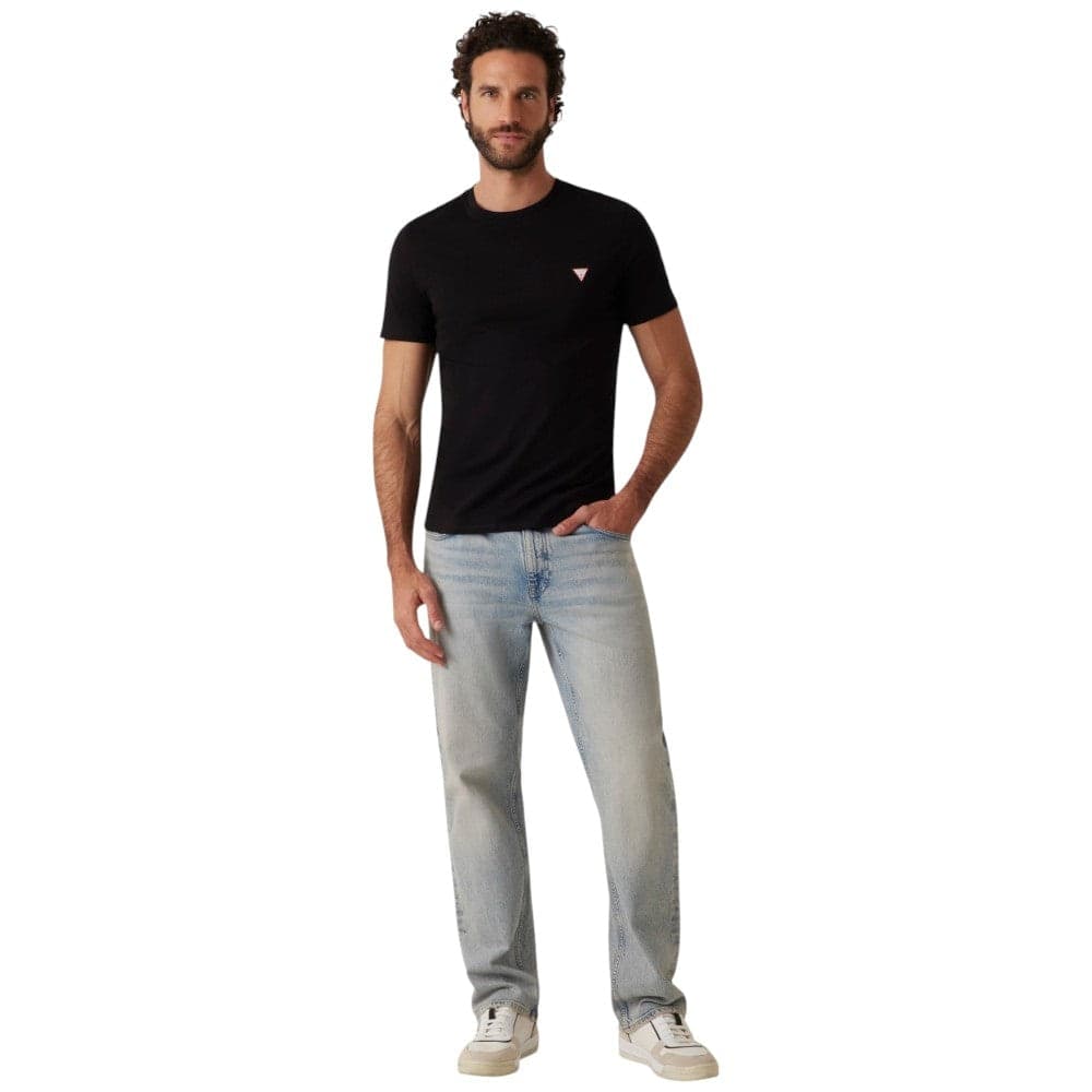 Guess t-shirt nera logo piccolo M2YI36 I3Z14 JBLK - 5
