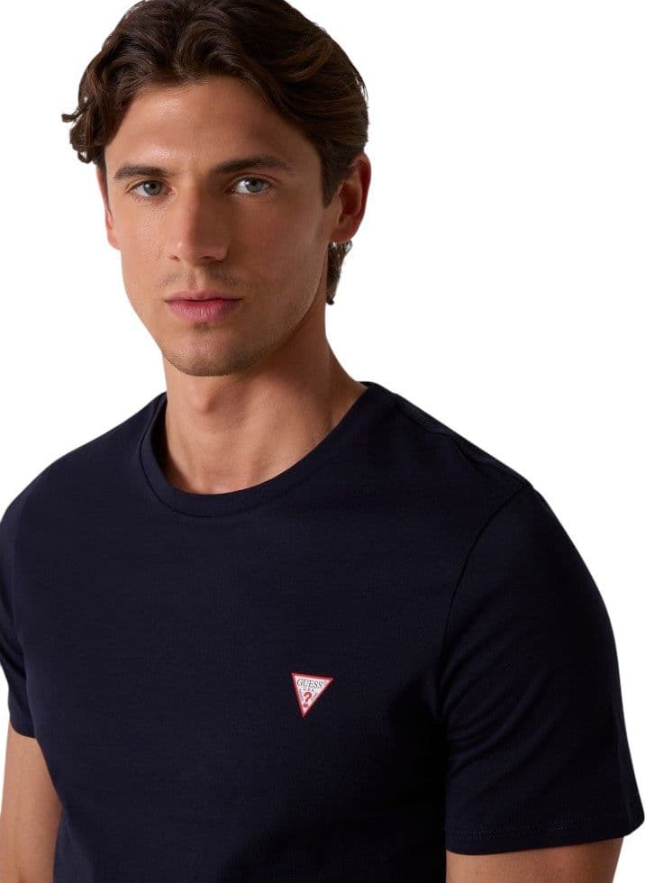 Guess t-shirt blu logo piccolo M2YI36 I3Z14 G7V2 - 3