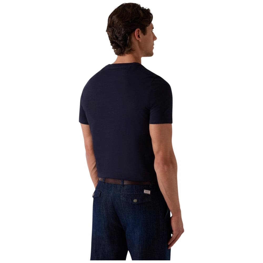 Guess t-shirt blu logo piccolo M2YI36 I3Z14 G7V2 - 4