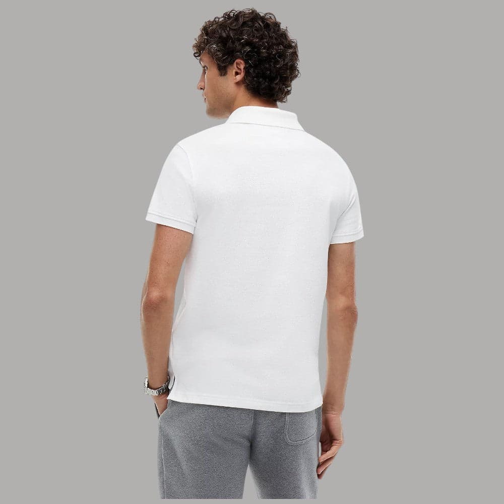Tommy Hilfiger Polo Uomo Slim Fit Biologico Flex Bianca - 3