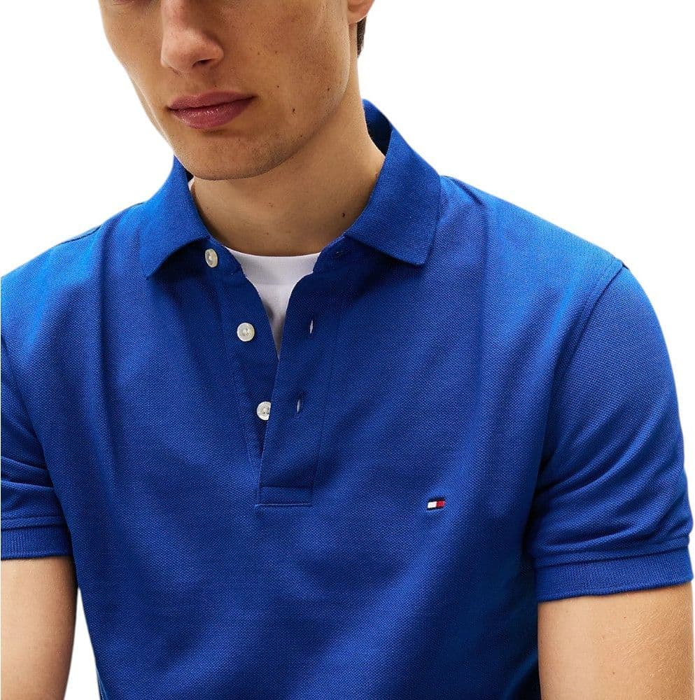 Tommy Hilfiger maglietta polo blu royal TH 1985 MW0MW17771D03 - 3
