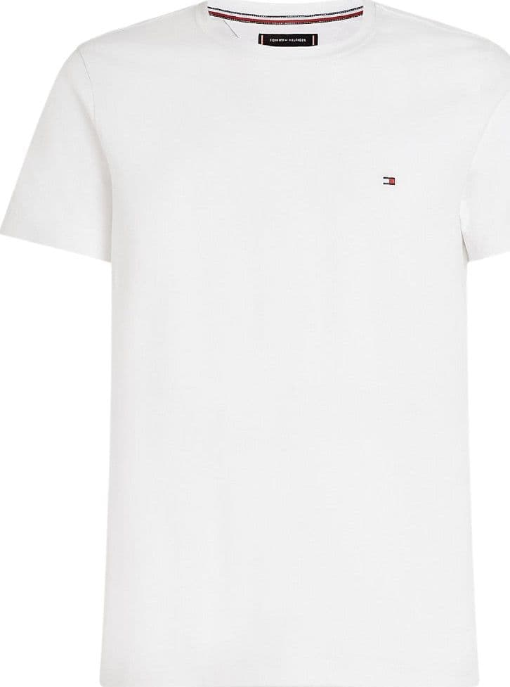 Tommy Hilfiger t-shirt bianca stretch slim MW0MW27539YBR