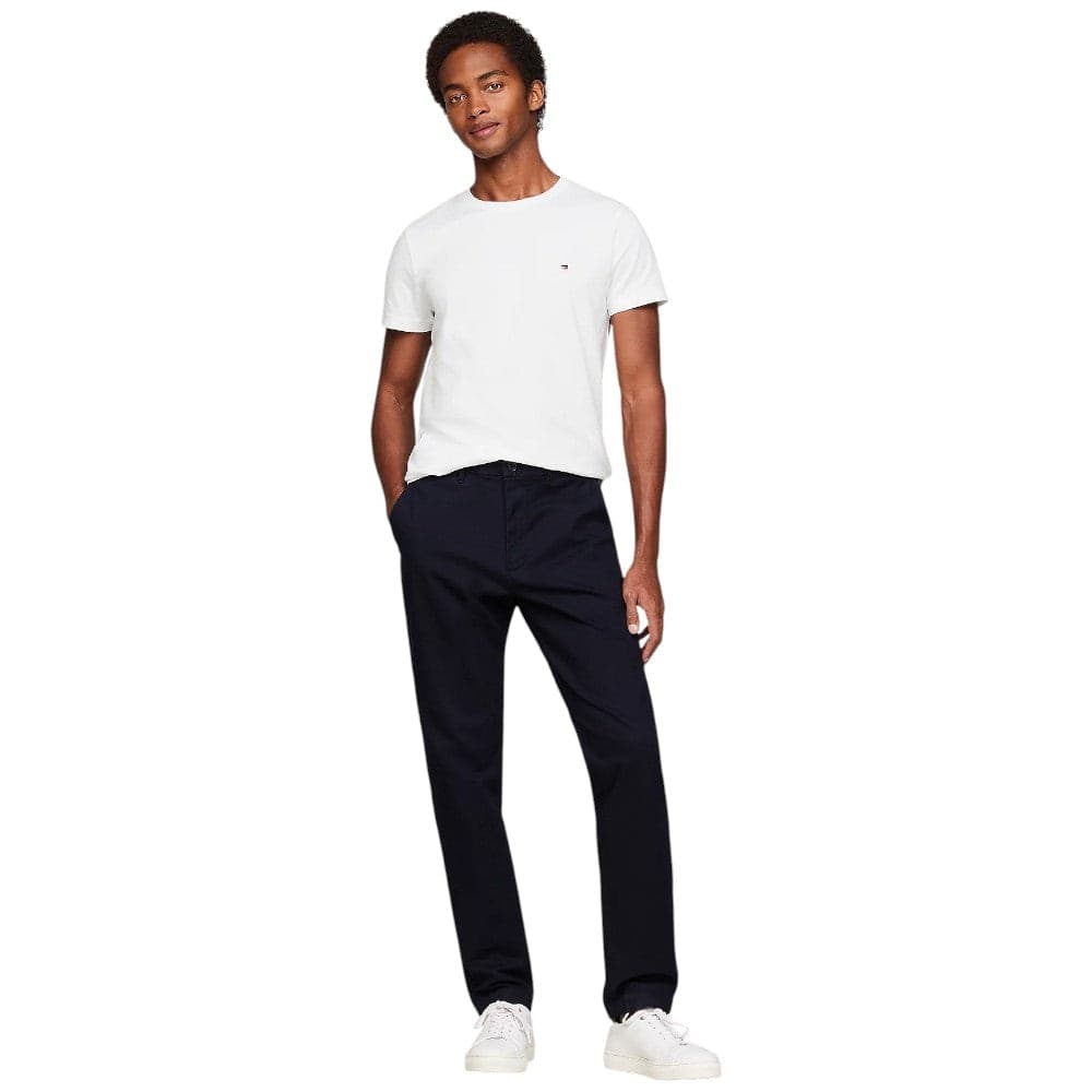 Tommy Hilfiger t-shirt bianca stretch slim MW0MW27539YBR - 3