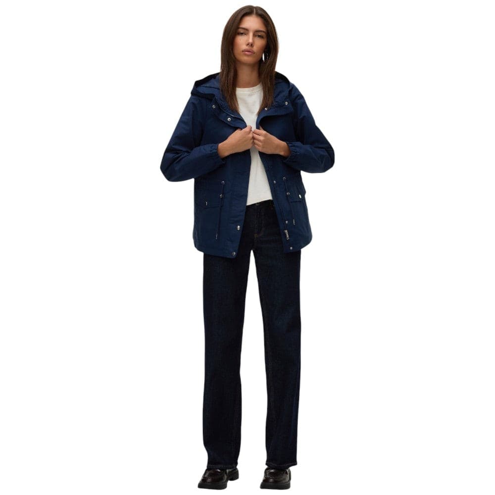 Vero Moda giacca blu parka corto primaverile PaisleY 10301577 - 5